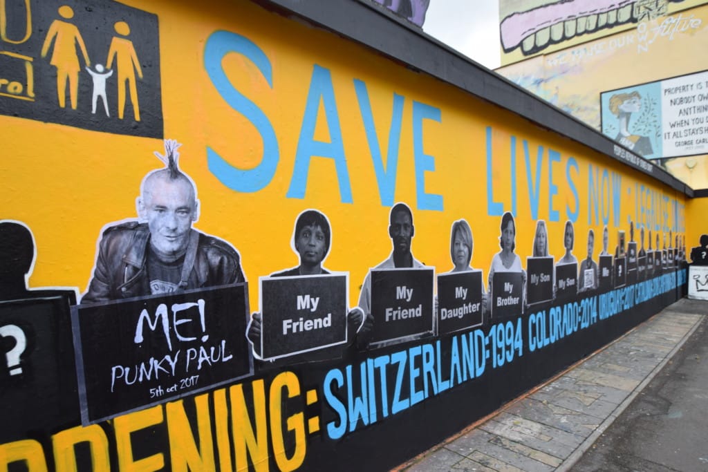 Bristol's Punky Paul on Transform Anyone's Child mural for drug legalisation