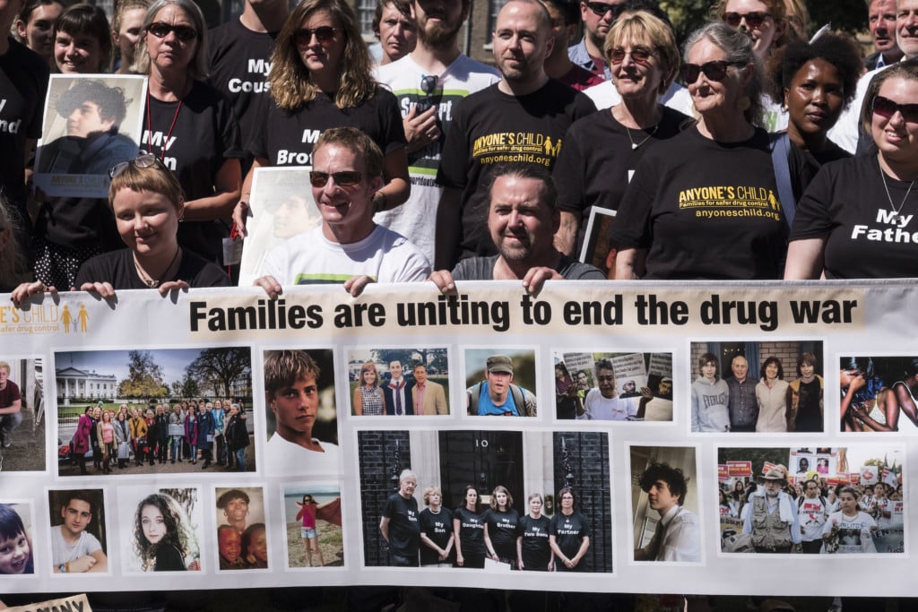 Families are uniting to end the drug war banner